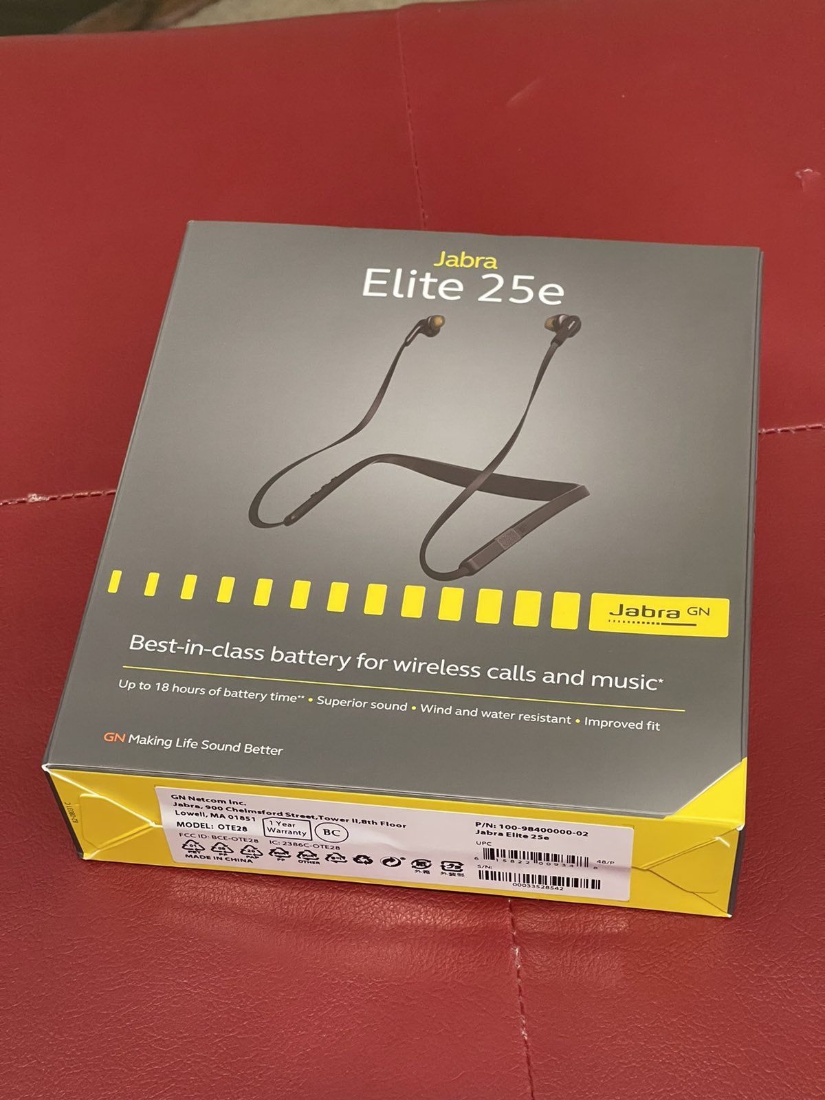 Jabra Elite 25e Wireless Bluetooth Earbuds  