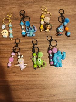 Disney characters keychains