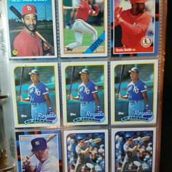 Binder Of Baseball Cards 