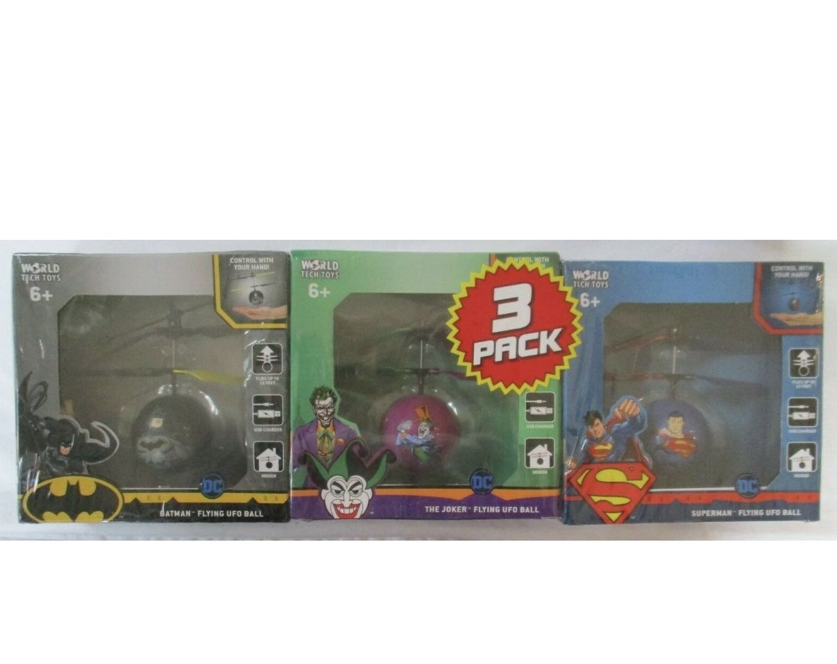 DC Justice League Batman IR UFO Ball Helicopter