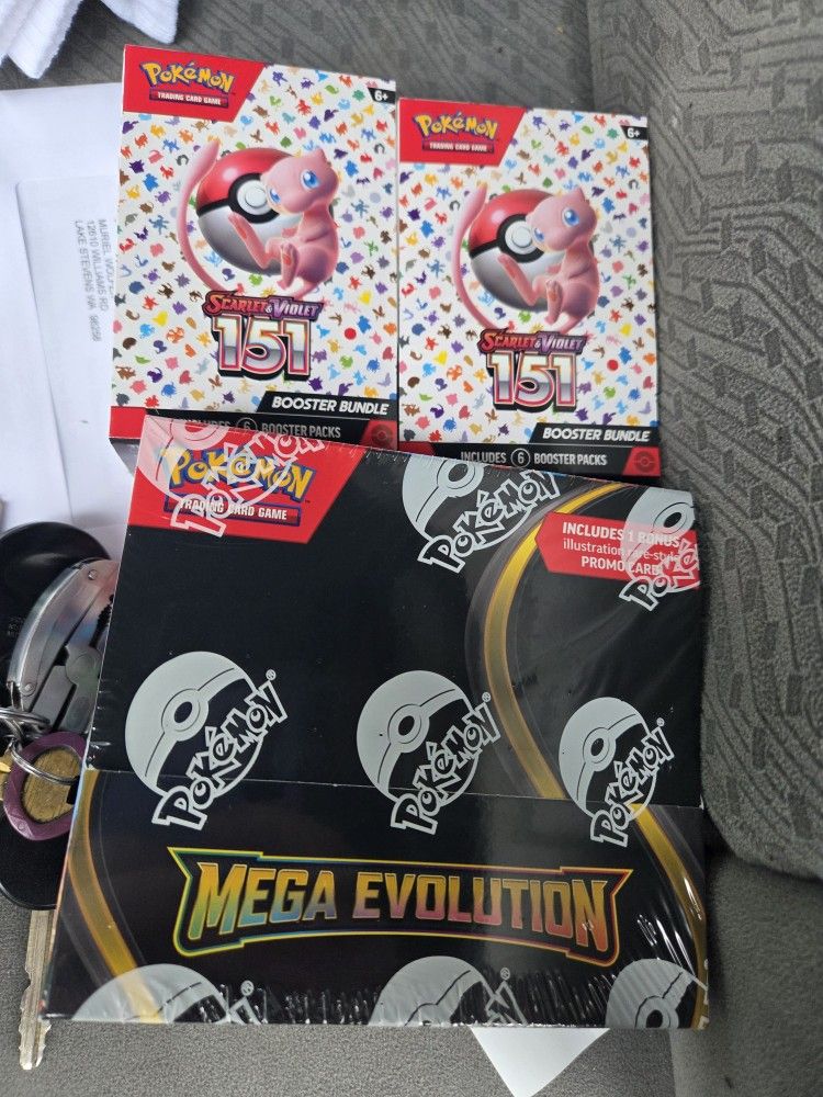 Pokemon 151 And Mega Evolutions Sealed for Sale in Lake Stevens, WA ...