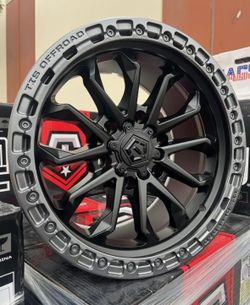 WHEELS 20X10 TIS 556BA 8X6.50 BLACK - PACKAGES