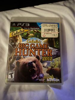 Cabela’s Big Game Hunter 2012 – PS3