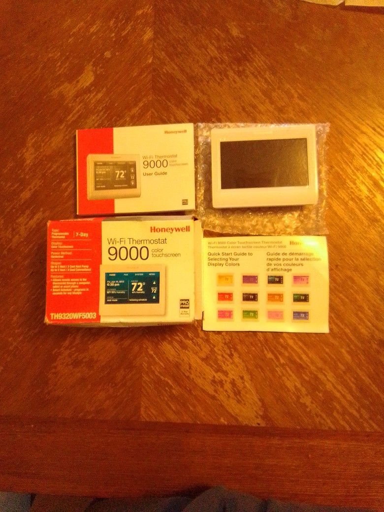 Thermostat Wi-Fi 9000 Color Touchscreen