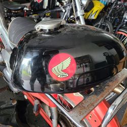 Honda Vintage Antique Fuel Gas Motorcycle Tank