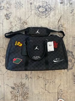 Nike Jordan Monogram Champion Luxury 25L Duffle Bag MM9157-023 Size Medium NEW