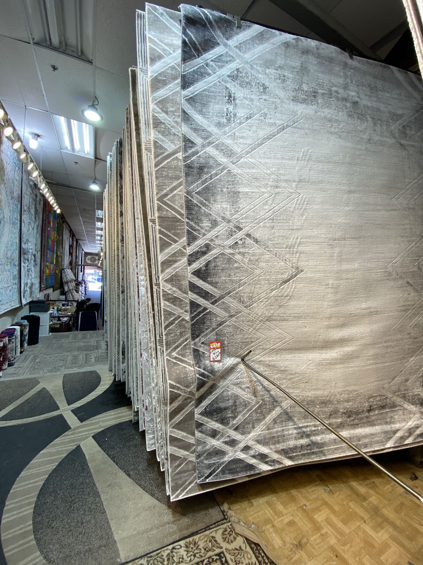 8x10 Area Rugs Carpet Rugs Modern Design Thick Colors Gray