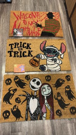Halloween door mats
