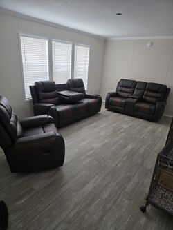 Sofa,loveseat y sillón (3) Reclinable manual Sarasota