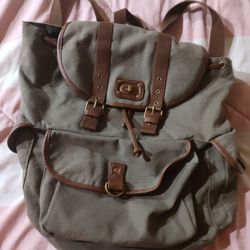 Canvas Backpack/Bookbag