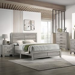 🔥HOT DEAL 🔥 7pc Queen/Full Bedroom Set 😍 / Take it home with Only$39down/ Hablamos Español Y Ofrecemos Financiamiento 🙋🏻‍♂️ 