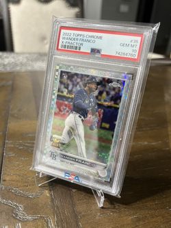 2022 Topps Chrome #35 Wander Franco X-Fractor PSA 10 Gem Mint