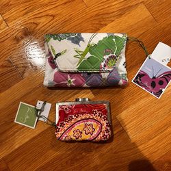 Vera Bradley Coin Purse And Wallet