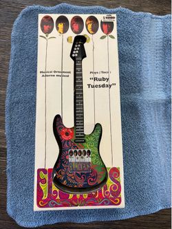 Rolling Stones Ruby Tuesday Guitar Ornament
