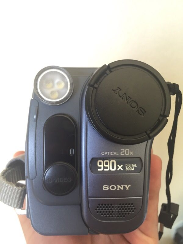 Sony Hi8 Steadyshot Handycam Video Camera Recorder Missing AC Adapter Charger