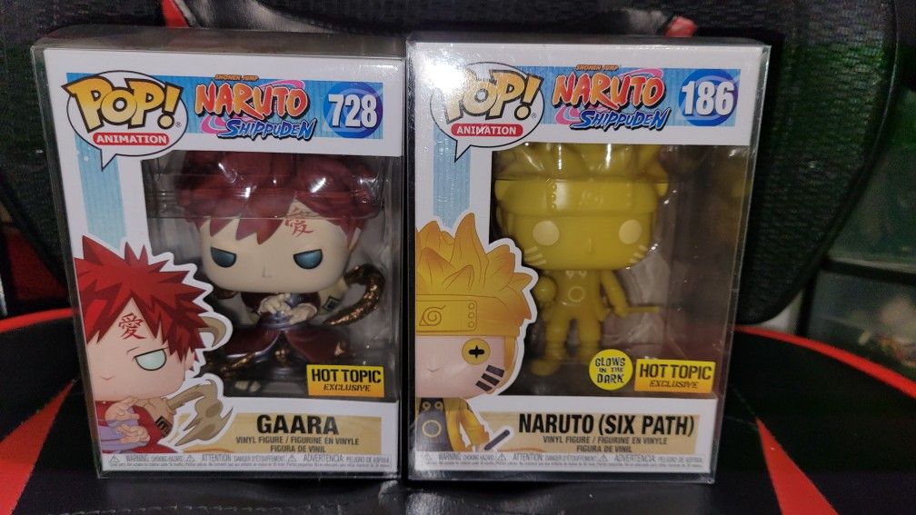 Gaara And Naruto Six Path Funko Pop