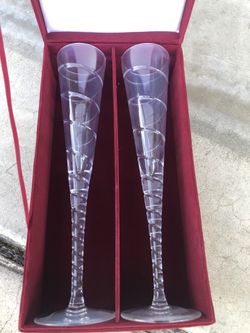 Crystal Champagne Flutes