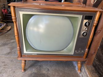 Vintage RCA Victor Console Television (Model G204)