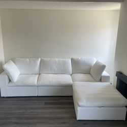 🤍New White Cloud Sectional Couch 