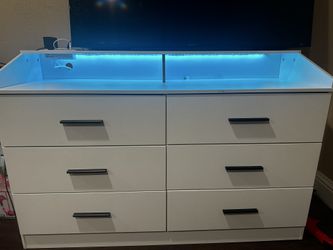 White dresser