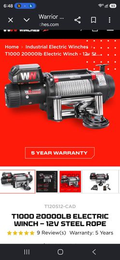 20,000 warrior winch
