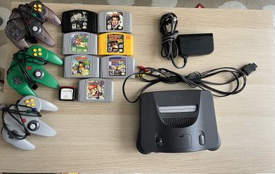 N64 (Nintendo 64 system + Games&Controllers&Expansion pack
