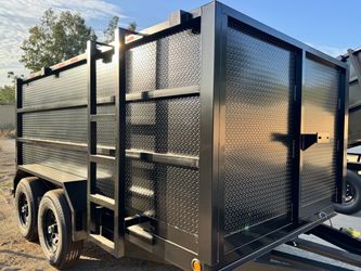 New 12ft Long Hydraulic Dump Trailer 💠