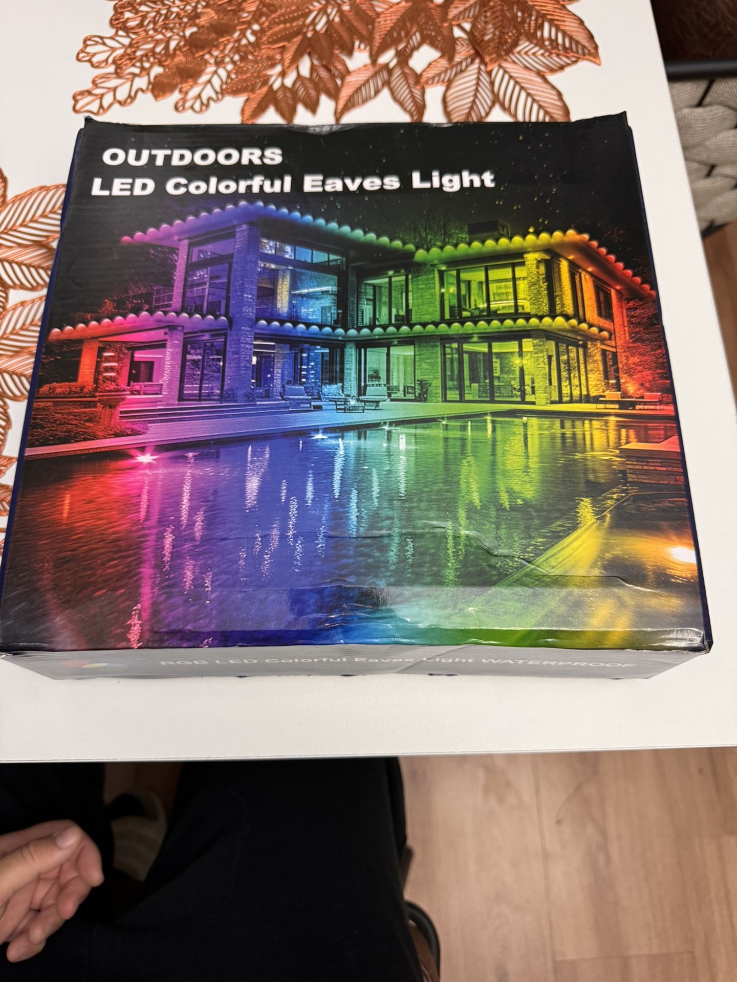 Colorful Eaves Lights