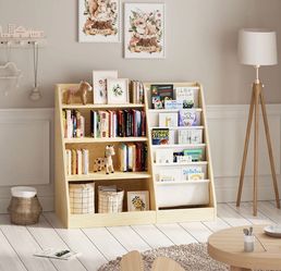 Latitude Run Maggiorina Kids Standard Bookcase, Storage Book Rack, Organizer Cabinet, Book Display