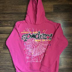 Pink V2 Sp5der Hoodie