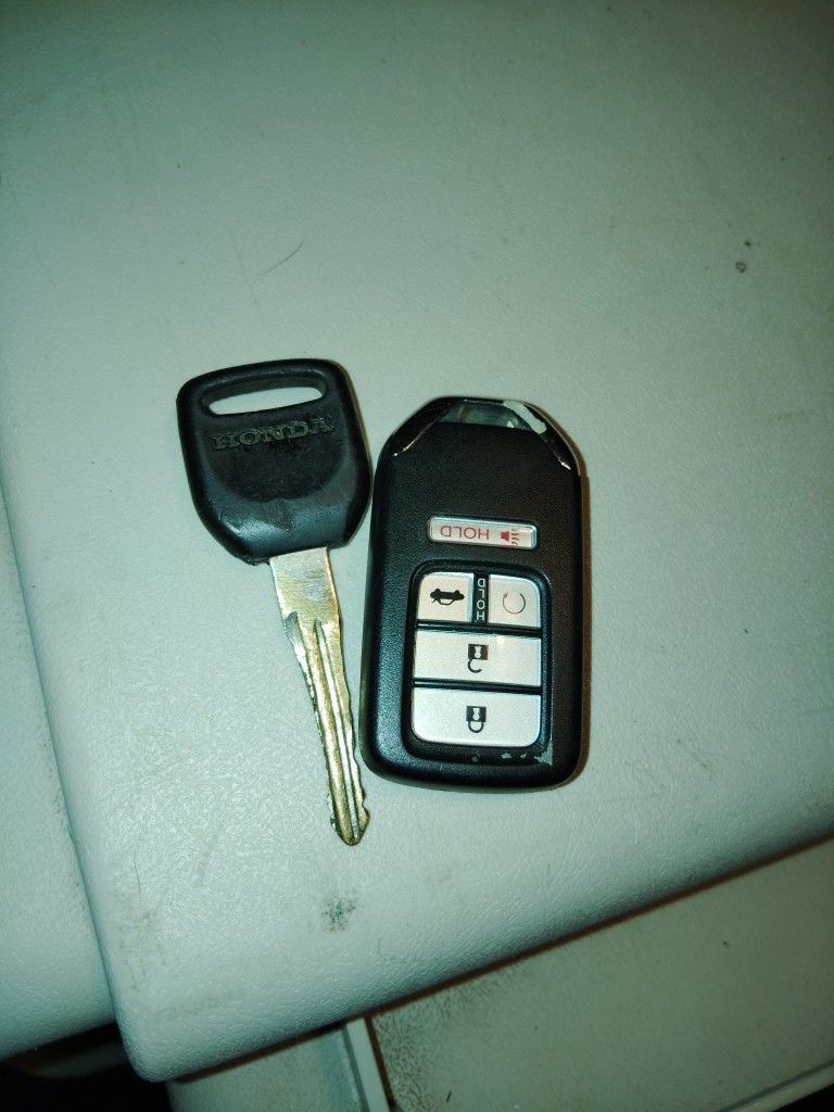 Honda key and key fob