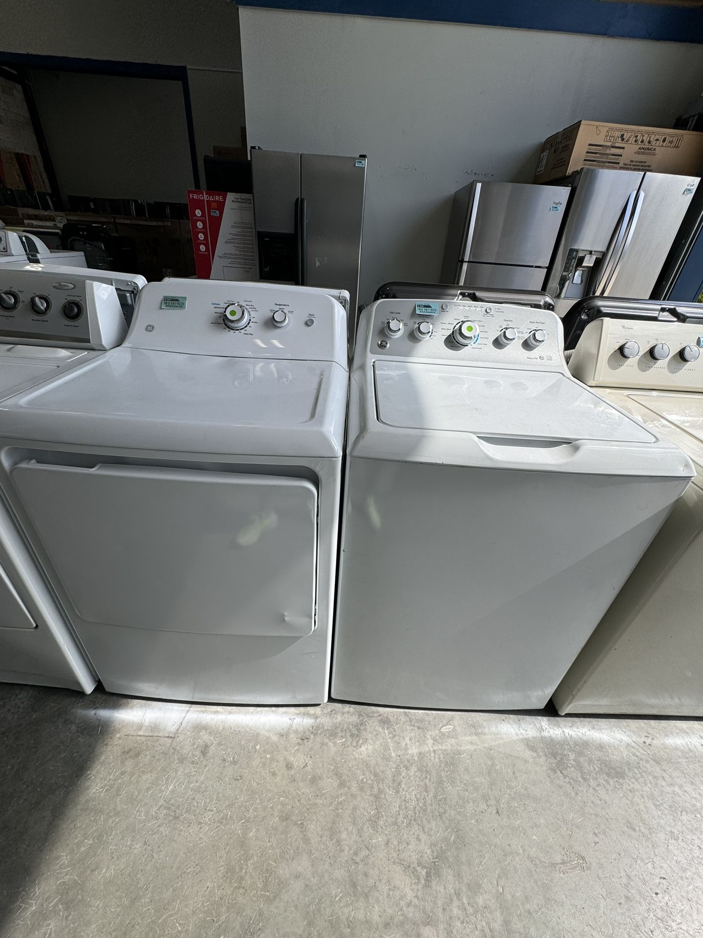WASHER AND DRYER