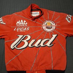 Nascar Jacket Signed Budweiser