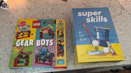 Lego gear bot and super skills (new) unopened