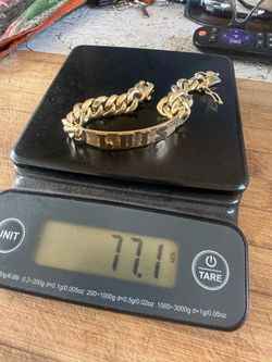 14 k solid gold  Bracelet