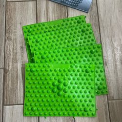Foot Massage Mat Acupressure Mat Reflexology Walking Toe Plate  