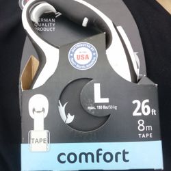 Flexi USA comfort tape LG 26ft grey