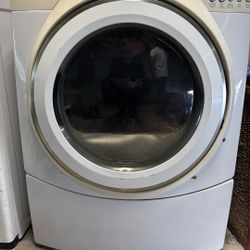White Whirlpool Dryer