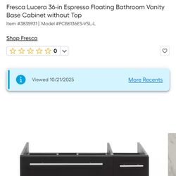 Floating Bathroom Cabinet Without Sink Top 