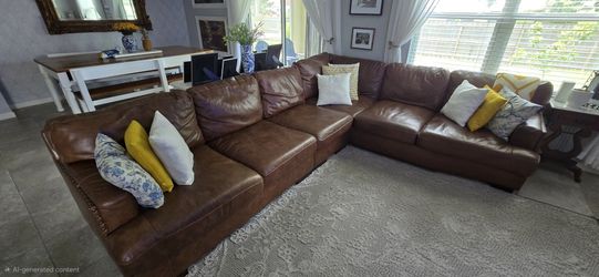 Leather Sectional