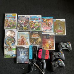 Nintendo Wii Games And Controllers