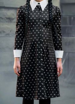 Wednesday Addams, one piece dress