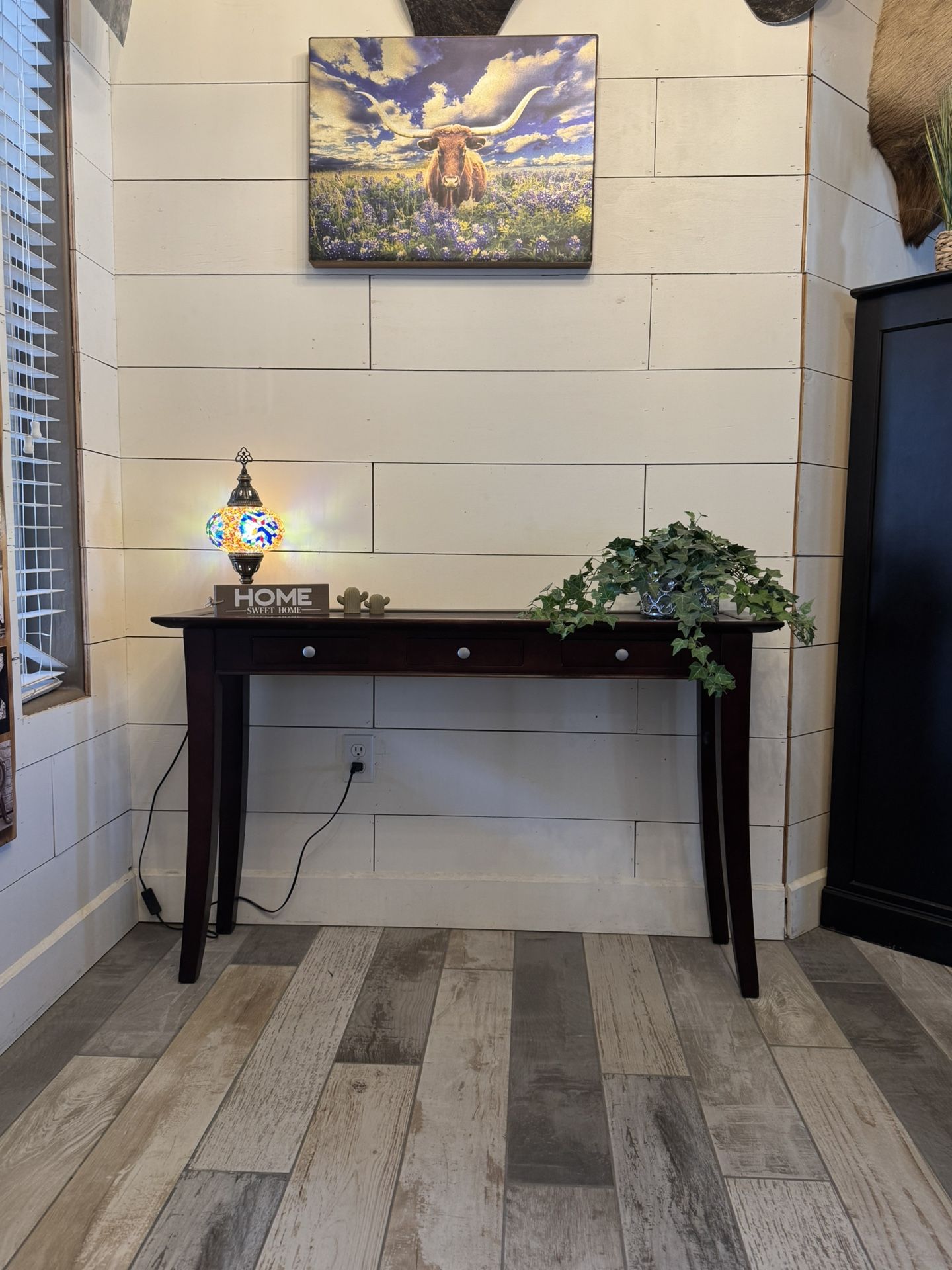 Pretty Dark Cherry Entry Table