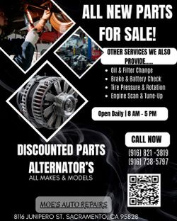 All new Alternator- Dodge, Ford, Mazda, Kia, Toyota, Nissan, Honda 