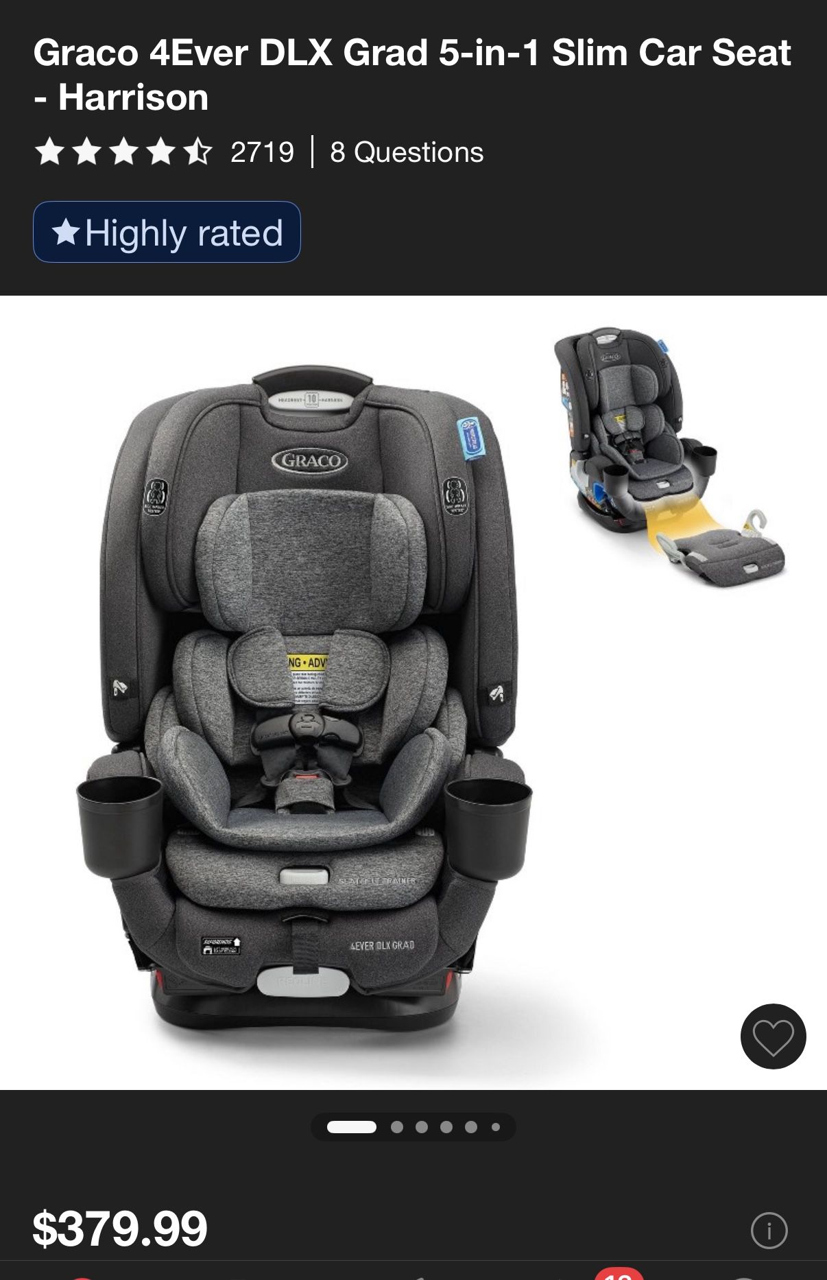 Graco New Car seat 