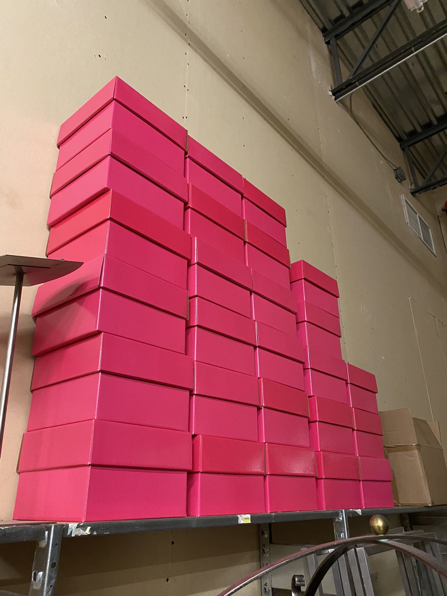 Pink boxes