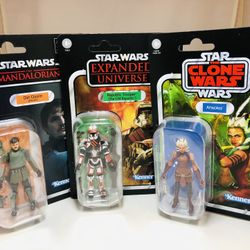 Star Wars Vintage Collection Republic Trooper (Expanded Universe), Din Djarin (Morak), Ahsoka