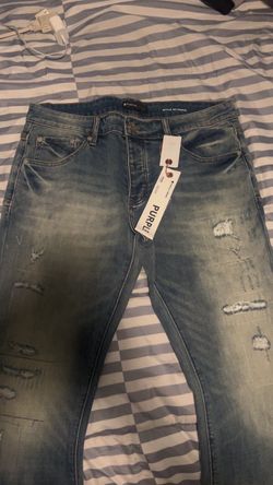 Purple jeans