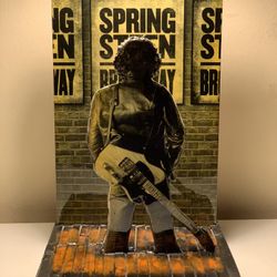 Bruce Springsteen on Broadway Limited addition mixed media sculpture created for Bruce Springsteen‘s charity one of five pieces 9 x 12 x 8 deep minimu