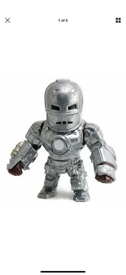 Metals Die Cast Marvel Iron Man Figure Ironman MK I 100% Die-Cast Metal M62